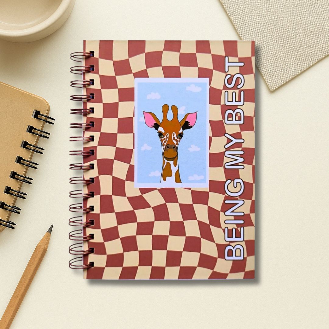 Notebook - A5 Size | 100 GSM | 150 pages (Giraffe)