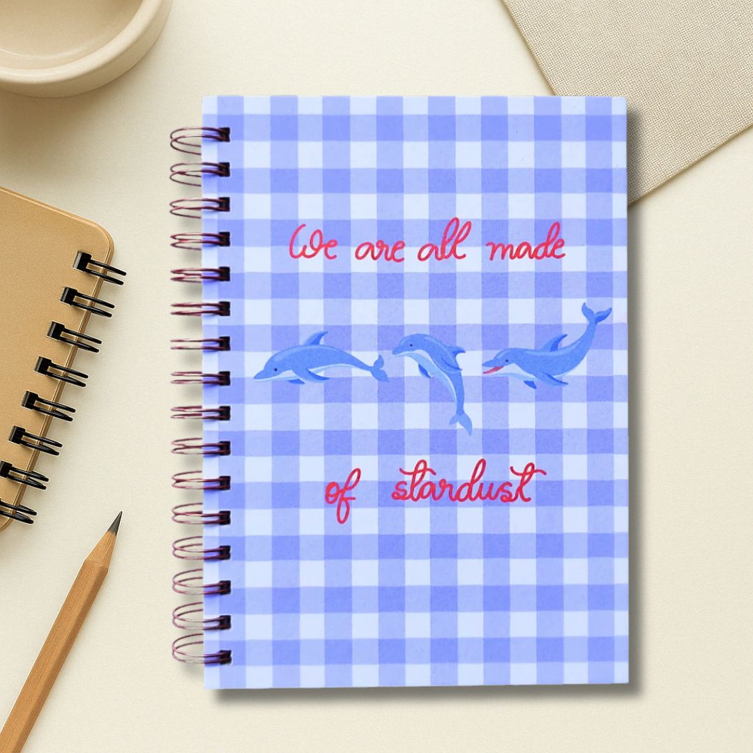 5 - Minutes Gratitude Journal - Dolphin - Bop Canvases