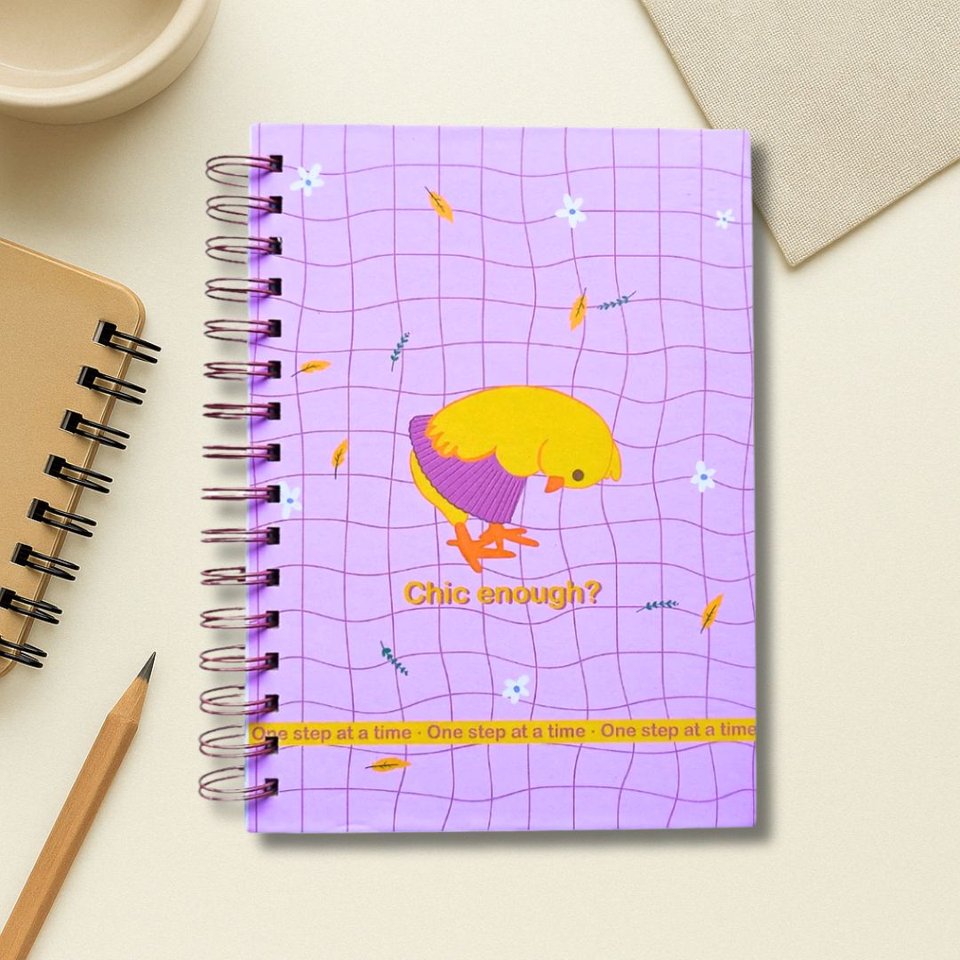 Notebook - A5 size | 100 GSM | 150 pages (Chick)