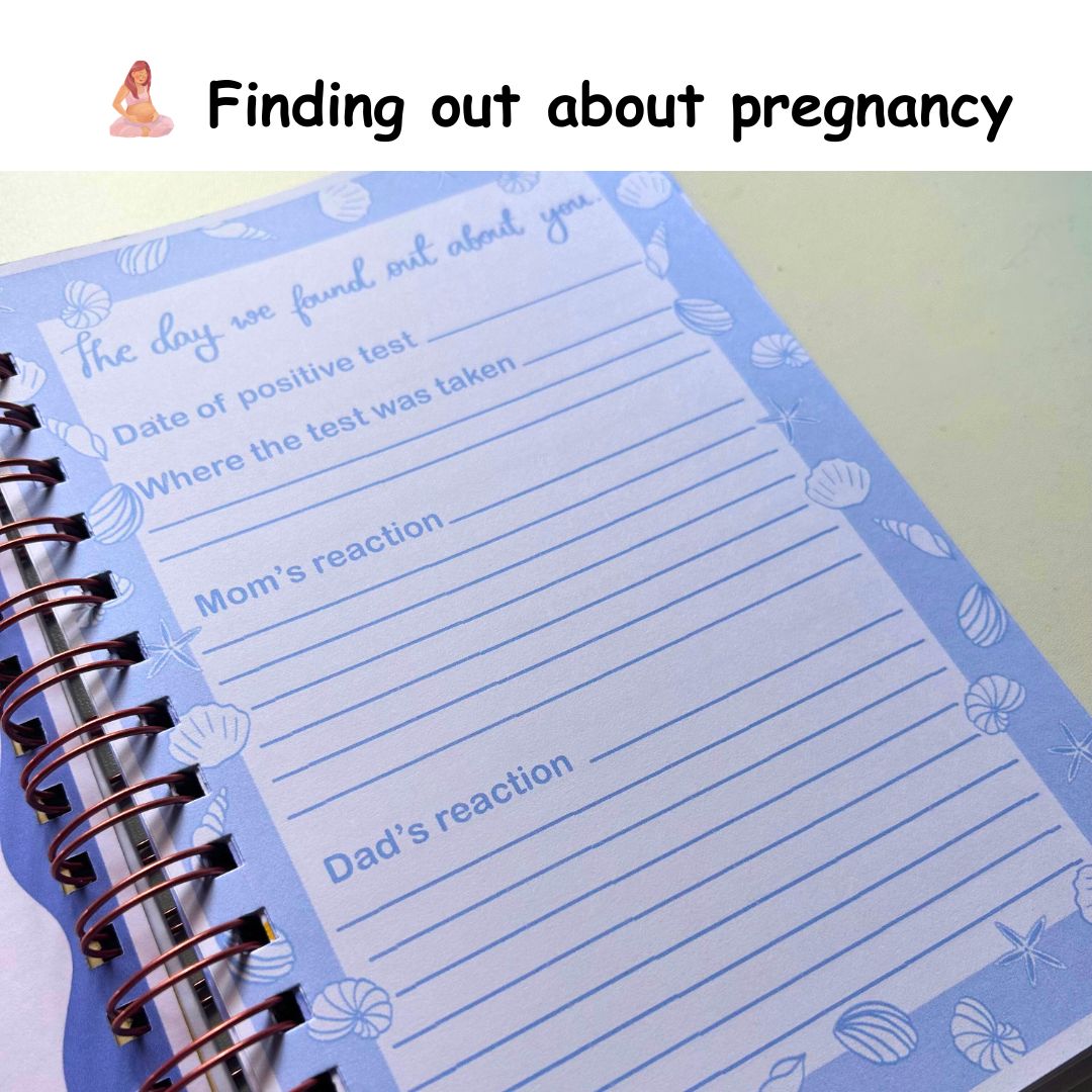 Baby Milestone Journal - Sleepy baby pink | 0 to 4 years | A5 Size - Bop Canvases