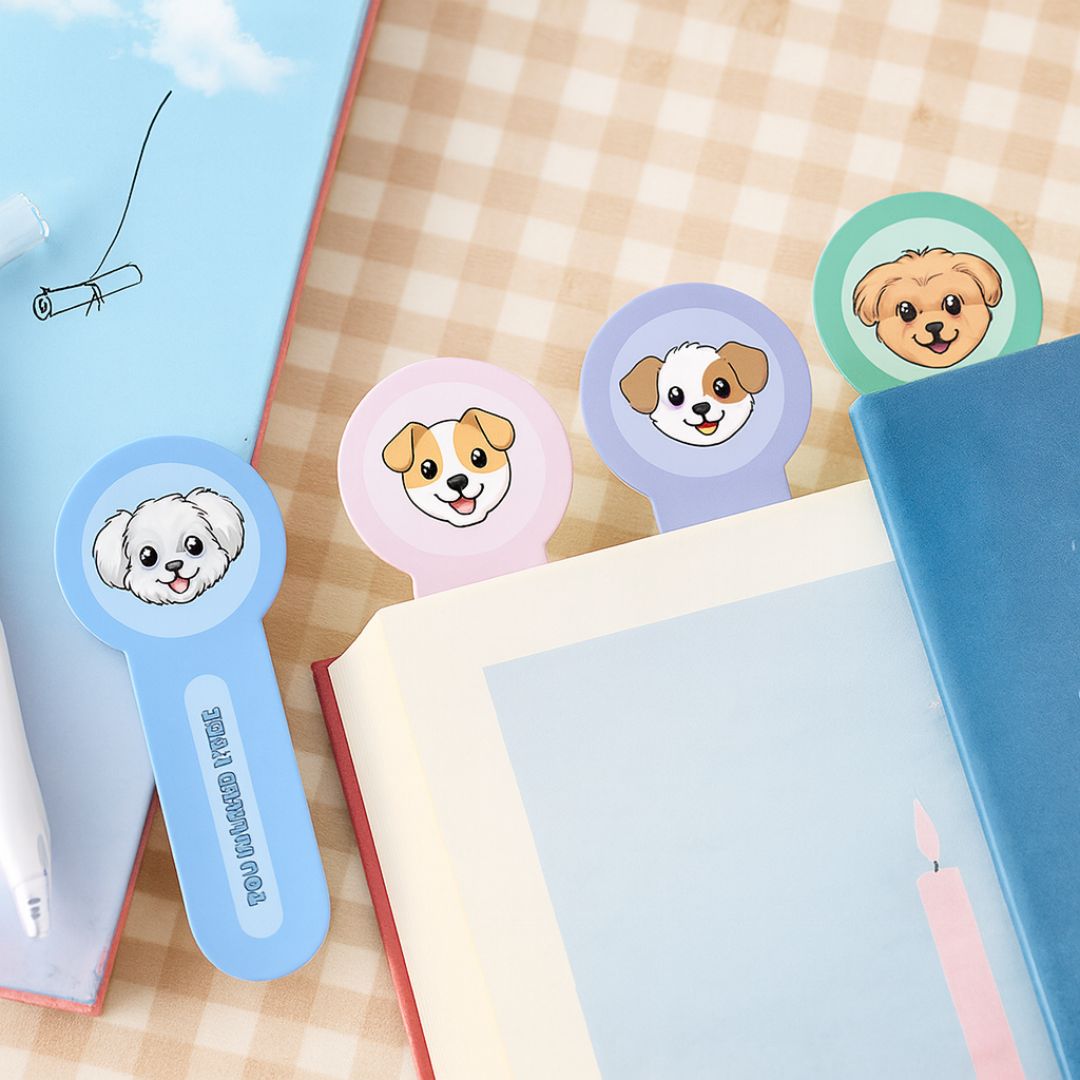 Bookmark Set of 4 - Dog