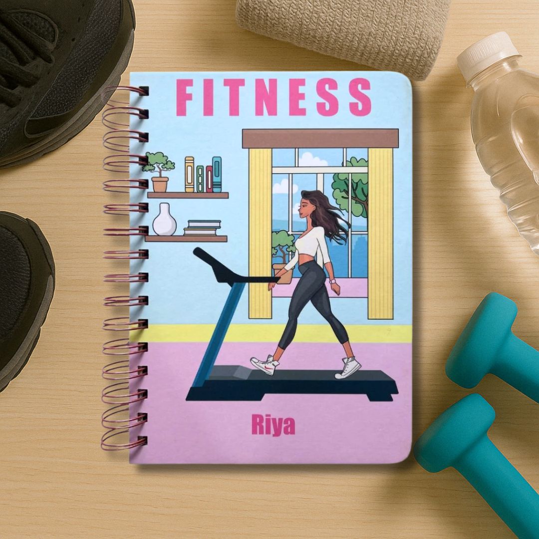 Fitness Journal - Fit Mind | 6 Months Journal - Bop Canvases