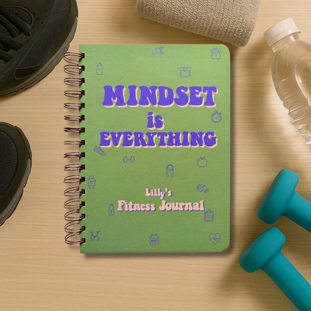 Fitness Journal - Mindset is everything | Green | 3 months - Bop Canvases