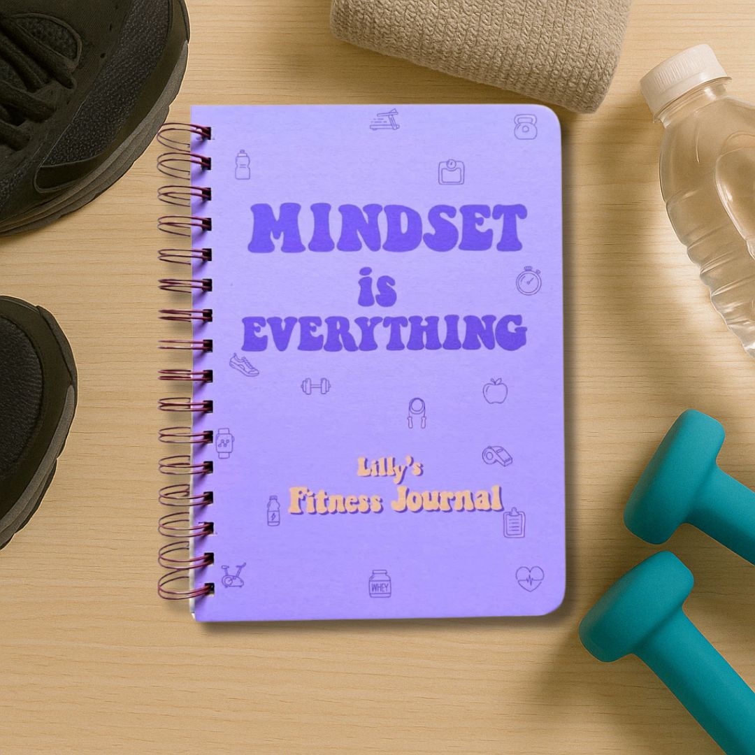 Fitness Journal - Mindset is everything | Purple | 3 months - Bop Canvases