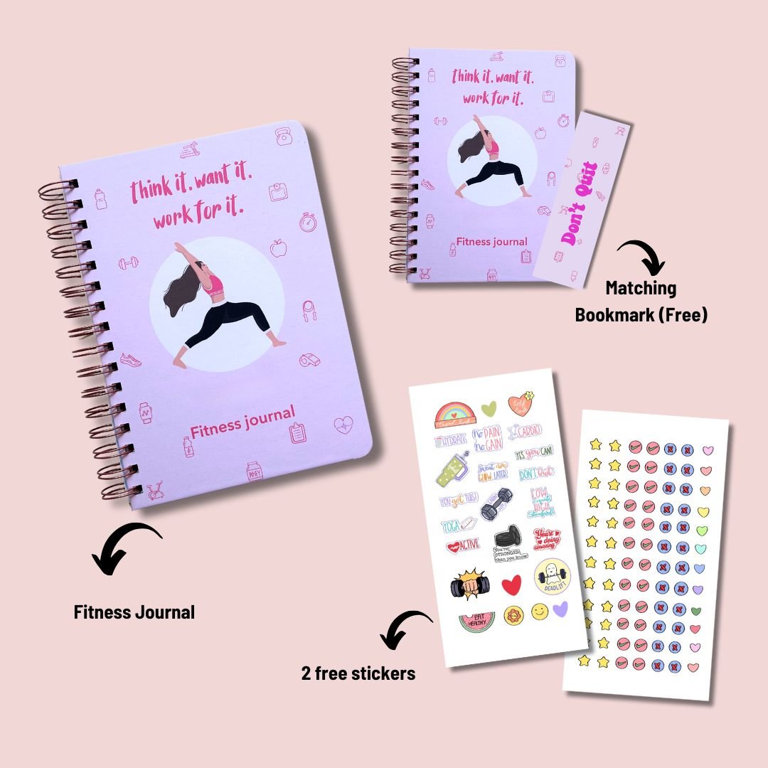 Fitness Journal - Work for it | 3 months - Bop Canvases