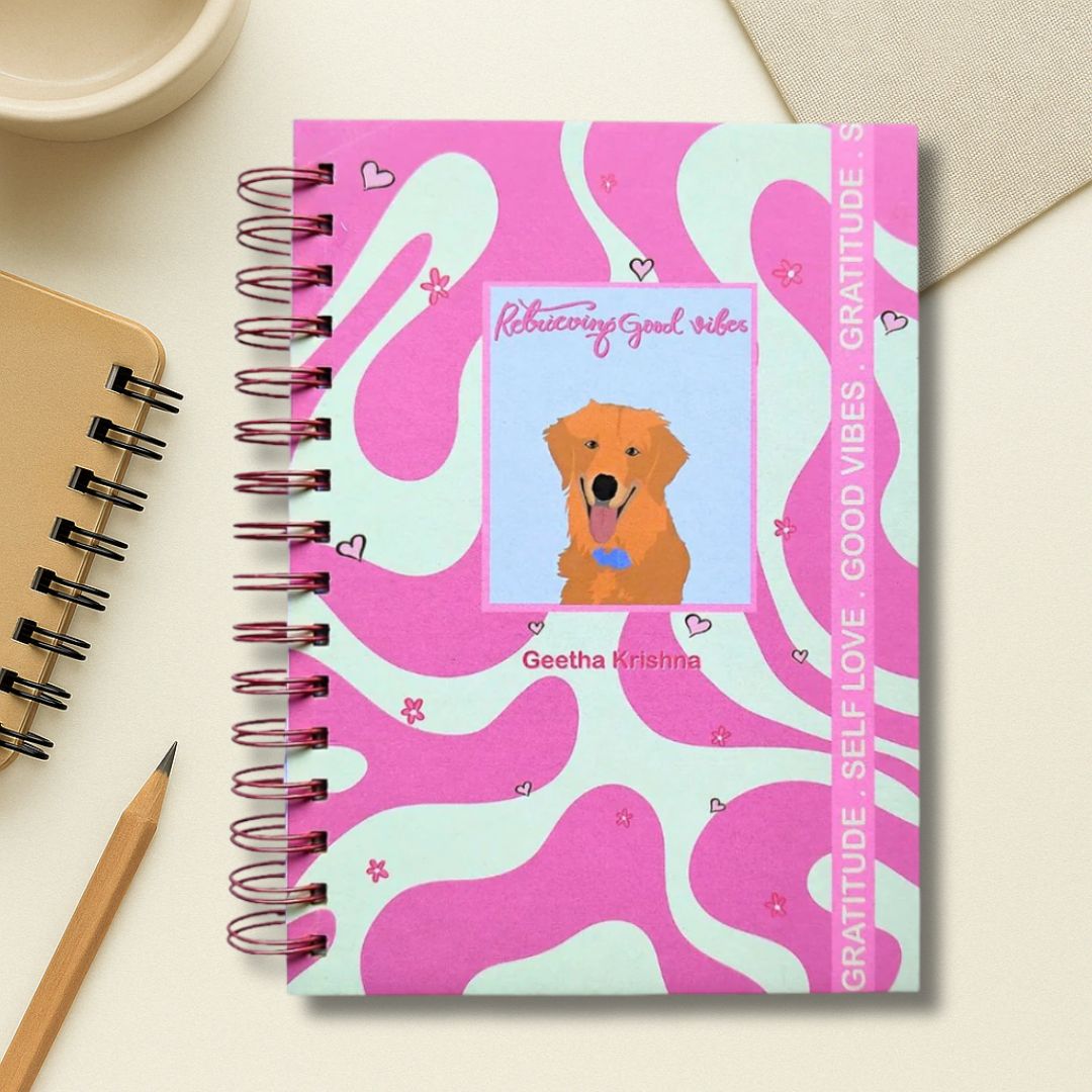 Gratitude Journal - Golden Retriever - Bop Canvases