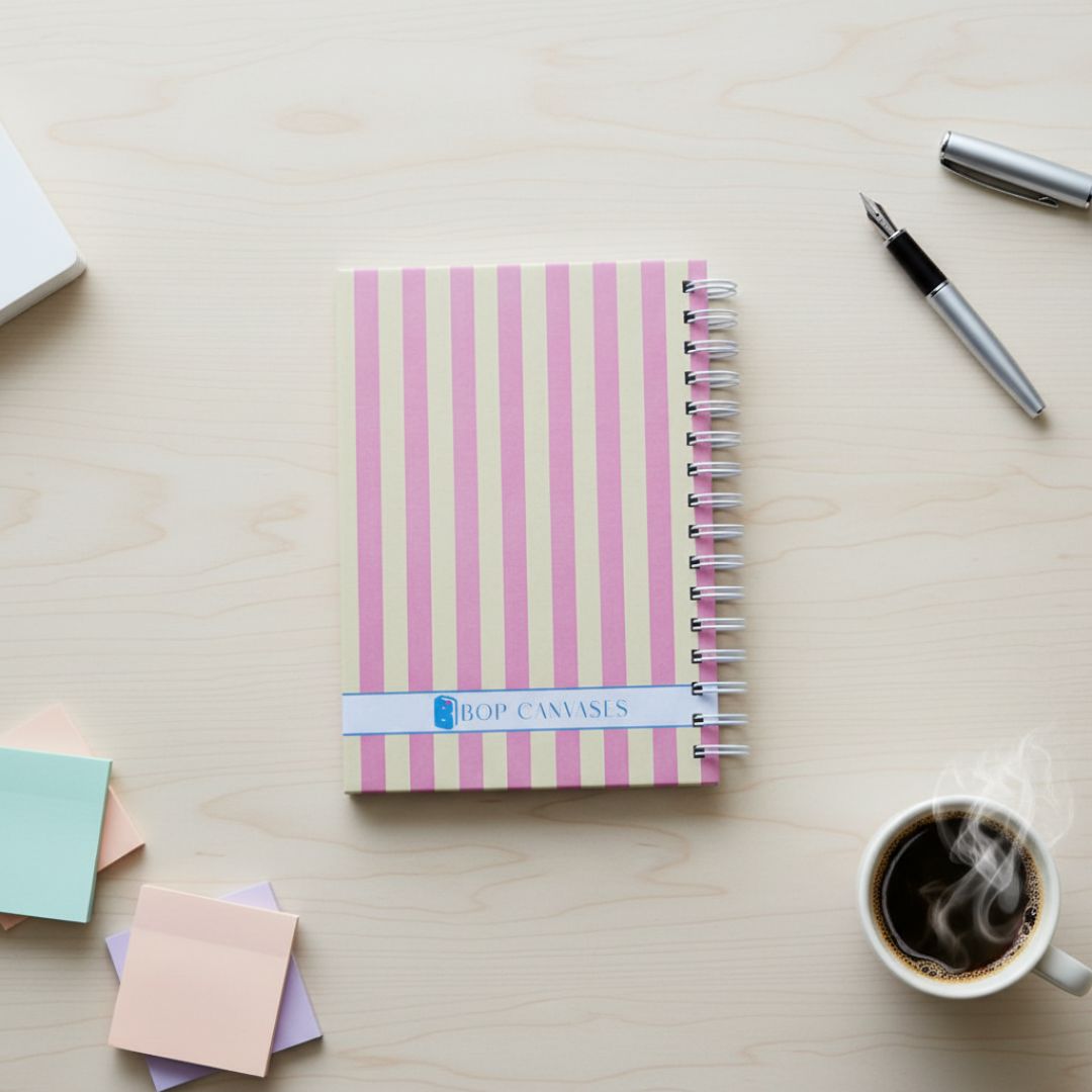 Notebook | Personalized with Name | 150 Pages, Hardcover | Daydreams - Bop Canvases