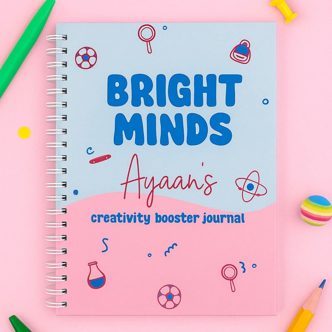 Personalized Kids Journal | Spark Creativity, Build Habits & Reduce Screen Time | Bright Minds - Bop Canvases