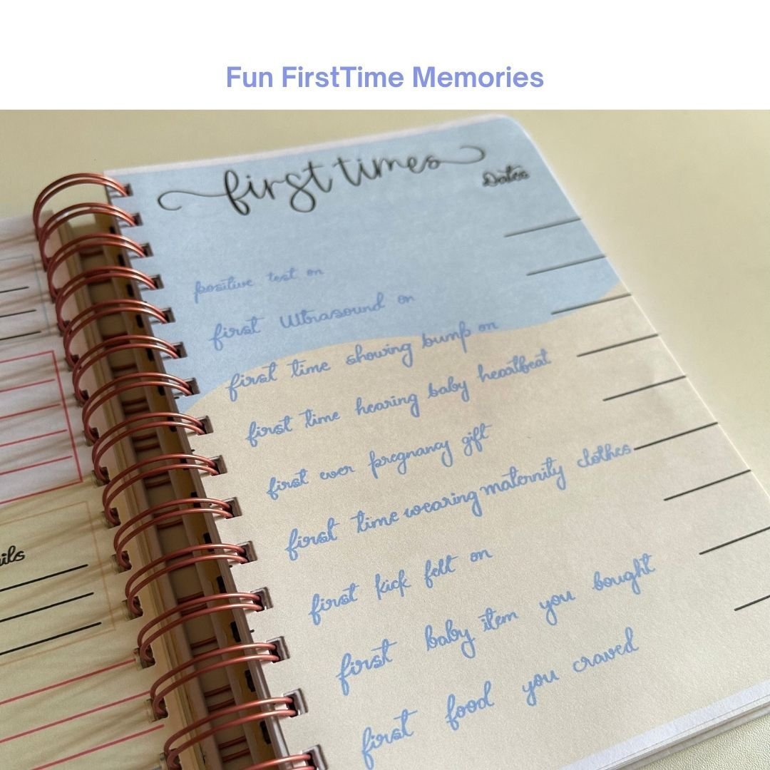 Pregnancy Journal - Aurelia | Parents to be | 9 Months Journal - Bop Canvases