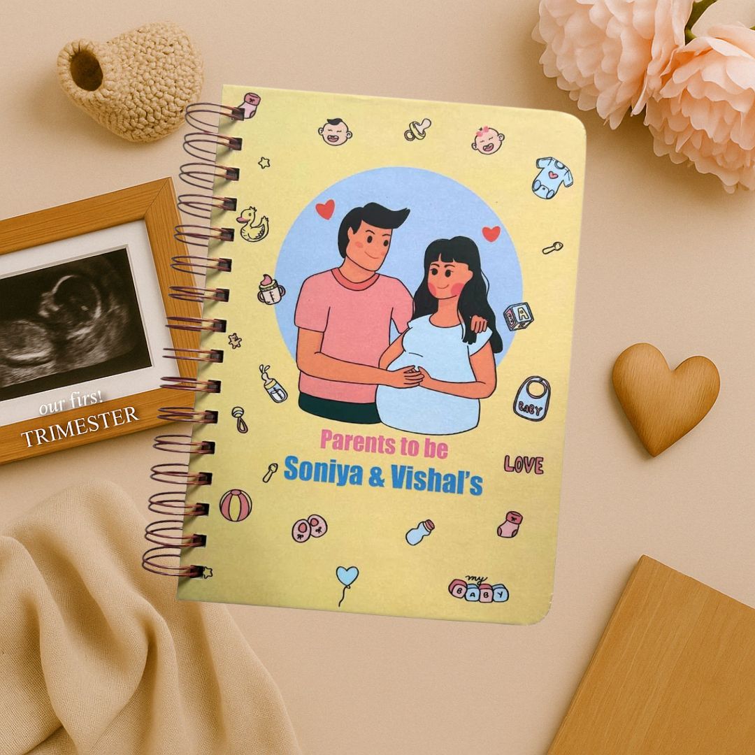 Pregnancy Journal - Aurelia | Parents to be | 9 Months Journal - Bop Canvases