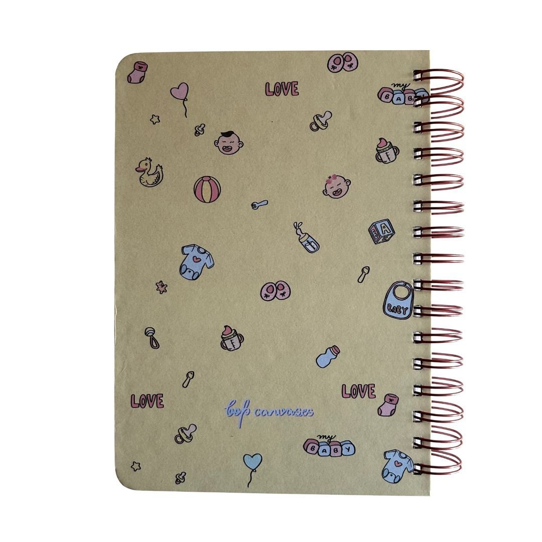 Pregnancy Journal - Aurelia | Parents to be | 9 Months Journal - Bop Canvases