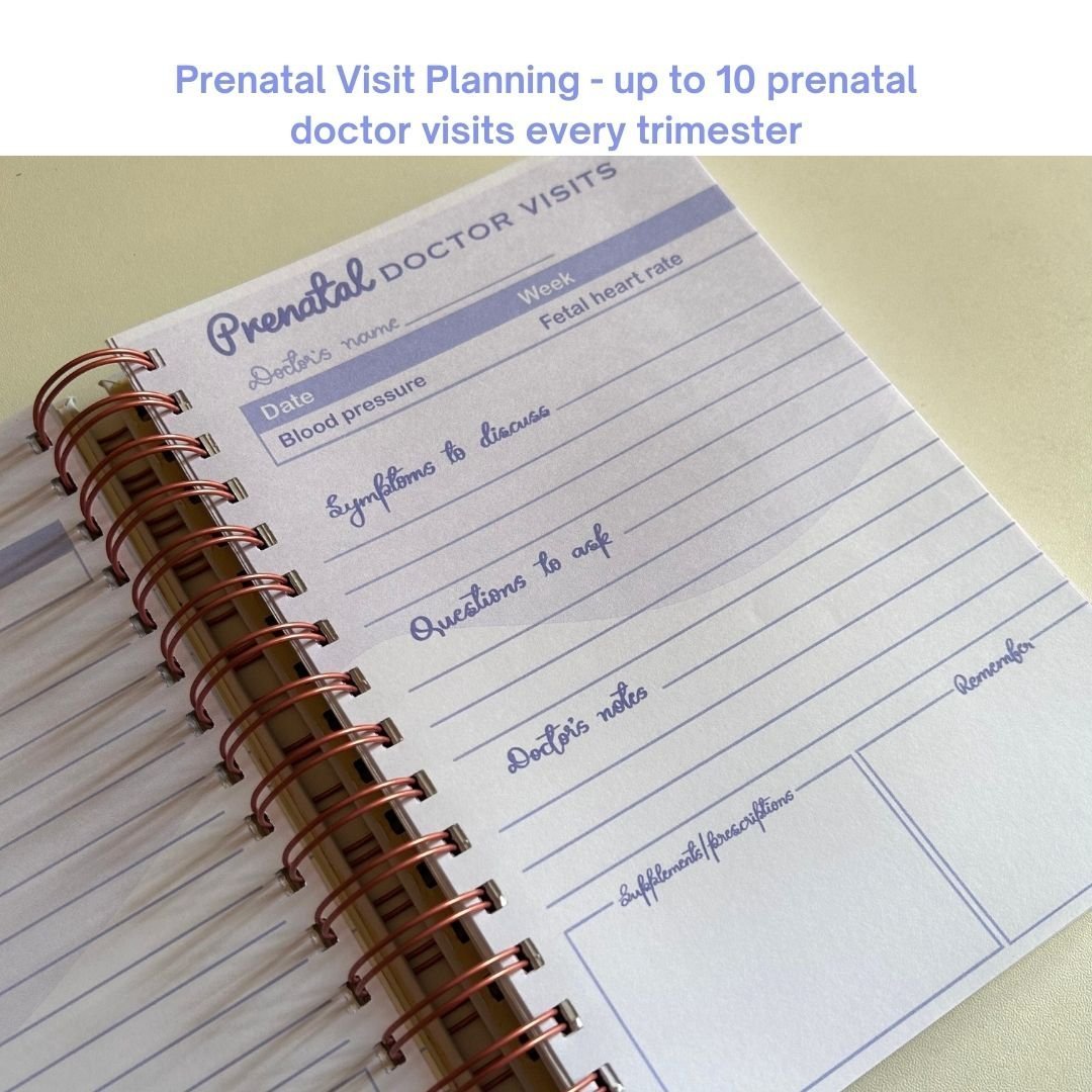 Pregnancy Journal - Aurelia | Parents to be | 9 Months Journal - Bop Canvases