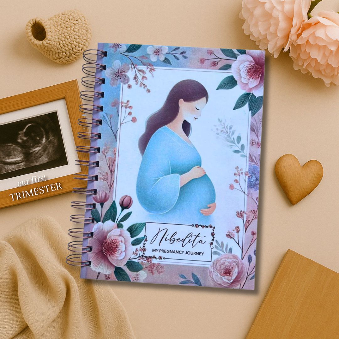 Pregnancy Journal - Dahlia | Parents to be | 9 Months Journal - Bop Canvases