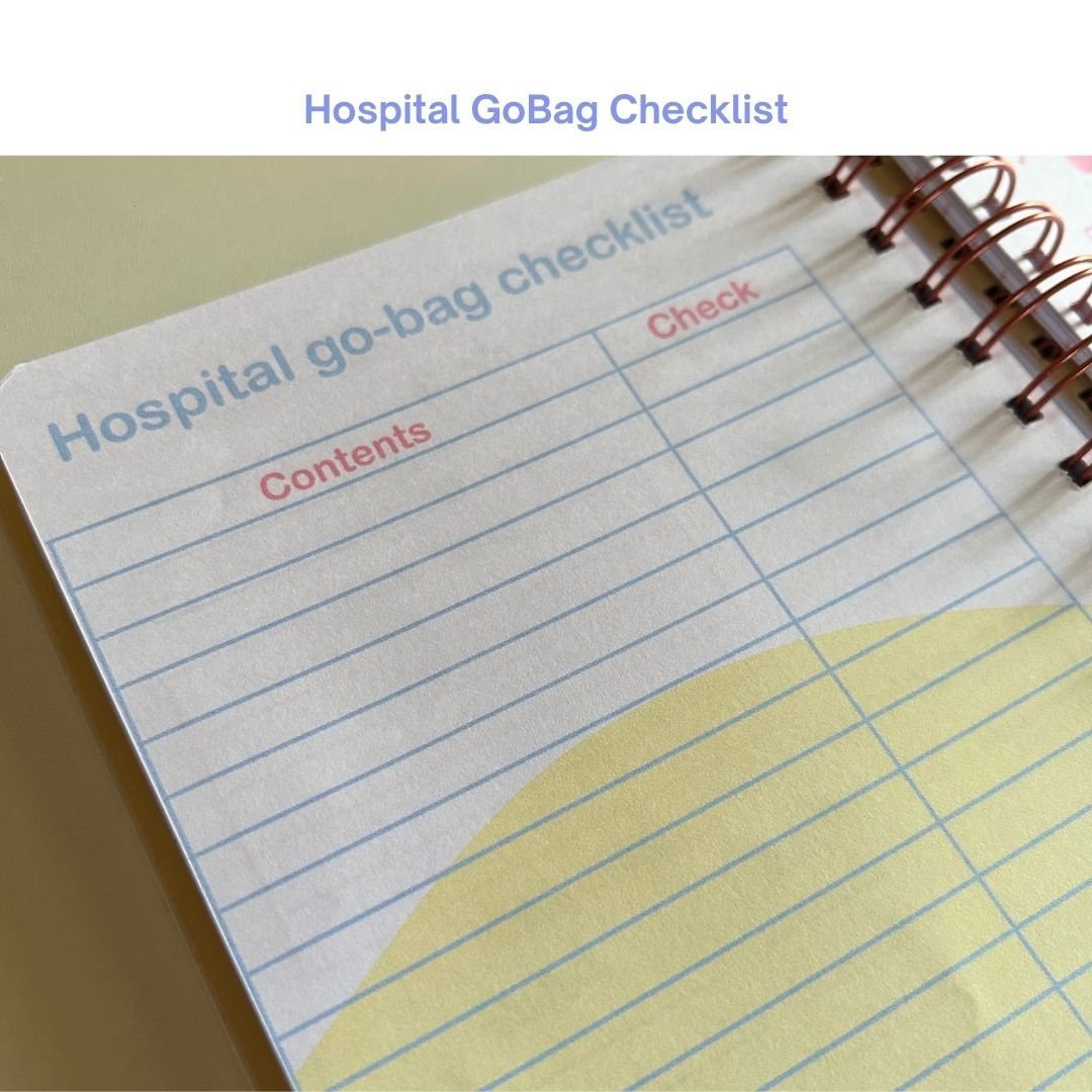 Pregnancy Journal - Goth Mom | Parents to be | 9 Months Journal - Bop Canvases