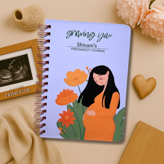 Pregnancy Journal - Growing you | 9 Months Journal - Bop Canvases