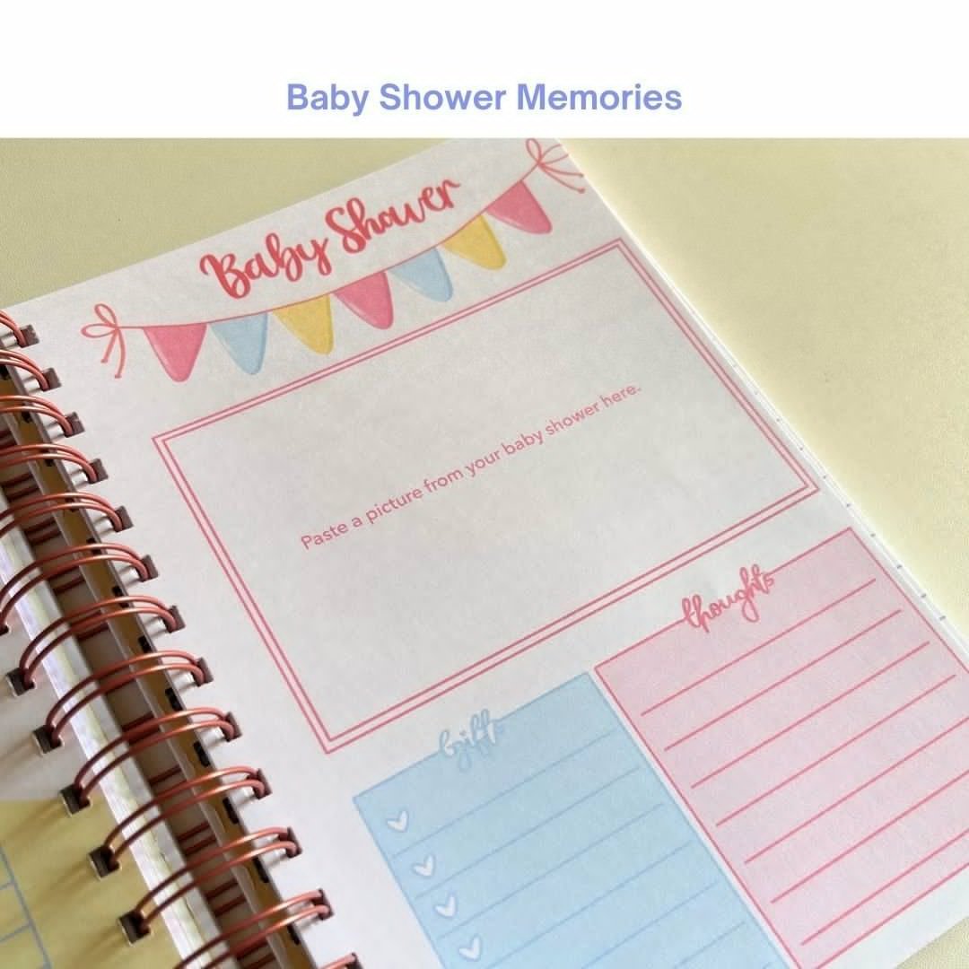 Pregnancy Journal - Parents to be | Blue | 9 Months Journal - Bop Canvases