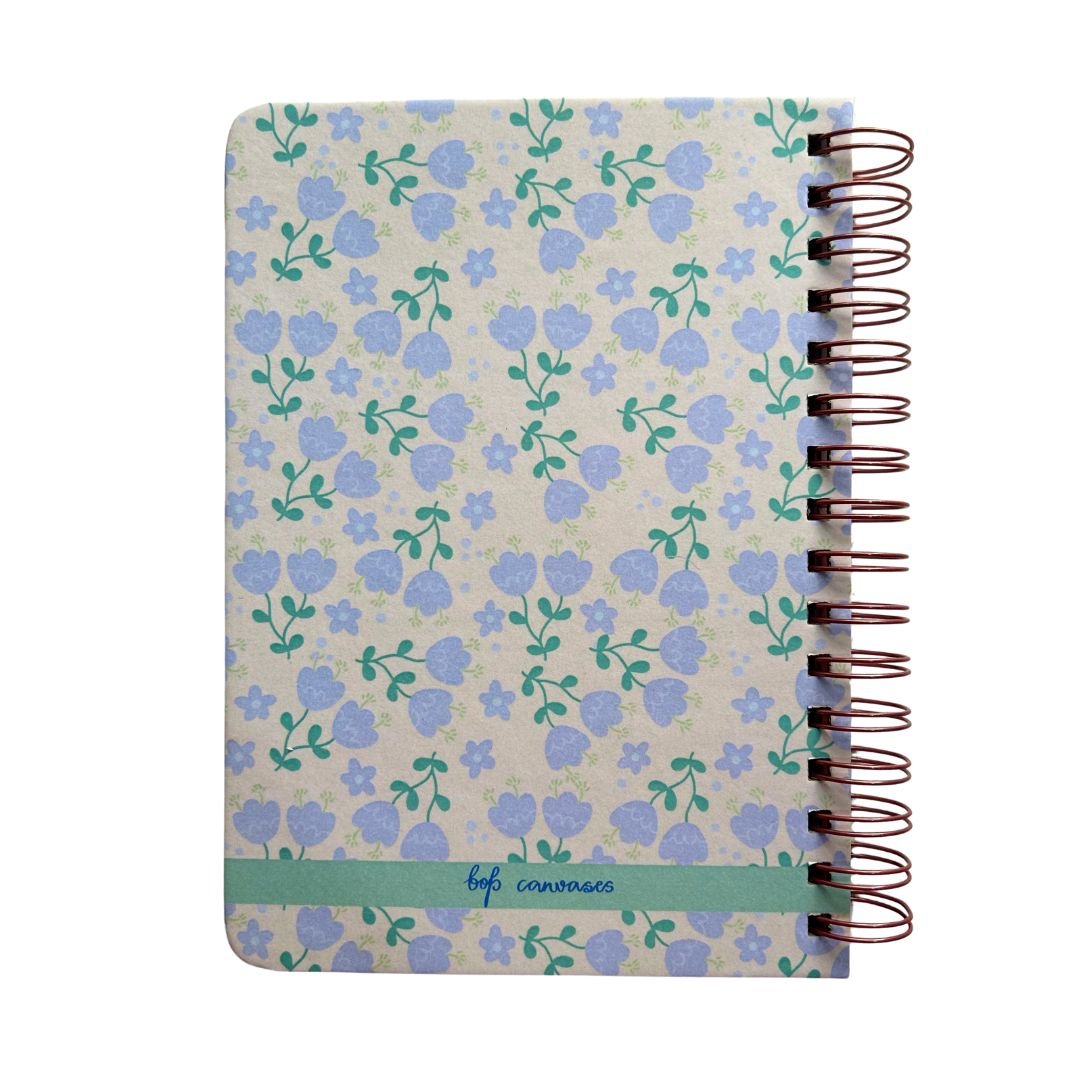 Pregnancy Journal - Parents to be | Blue | 9 Months Journal - Bop Canvases