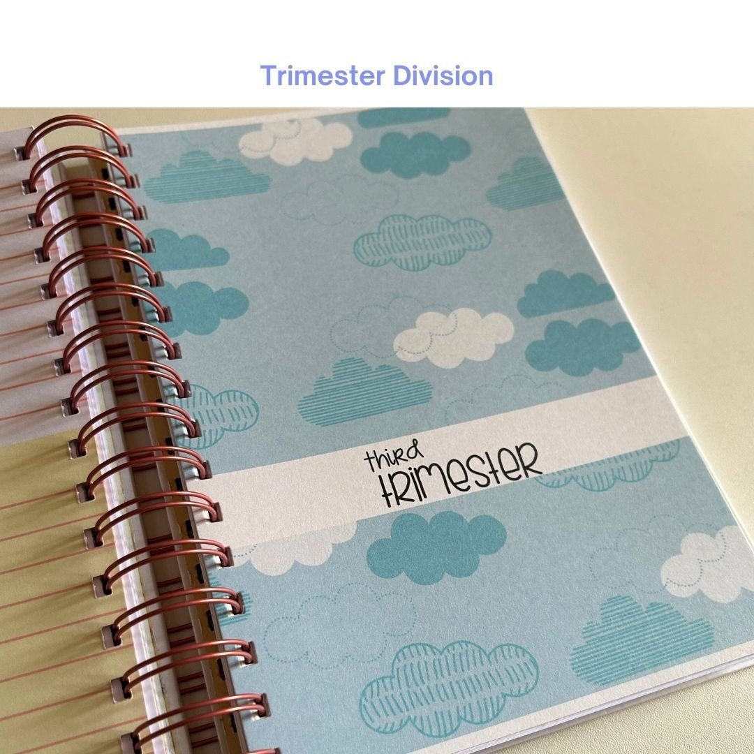 Pregnancy Journal - Parents to be | Water Lilly | 9 Months Journal - Bop Canvases