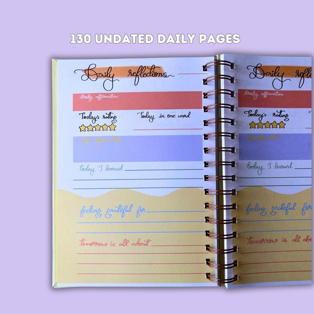 5 - Minutes Gratitude Journal - Dolphin - Bop Canvases