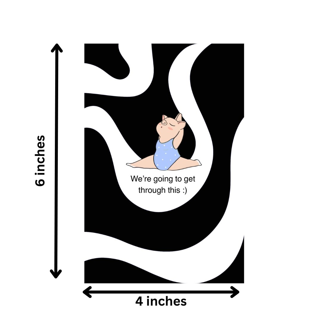 50 Postcard Collage Kit | Black - Bop Canvases