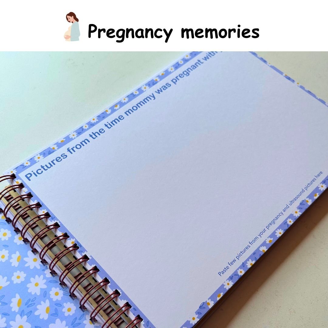 Baby Milestone Journal - The Early Years - Vanilla | 0 to 4 years | A4 Size - Bop Canvases