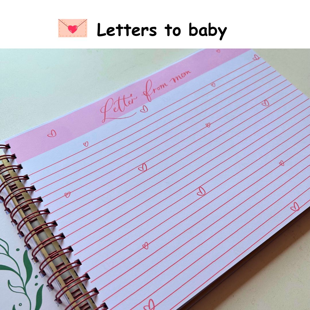 Baby Milestone Journal - The Early Years - Vanilla | 0 to 4 years | A4 Size - Bop Canvases