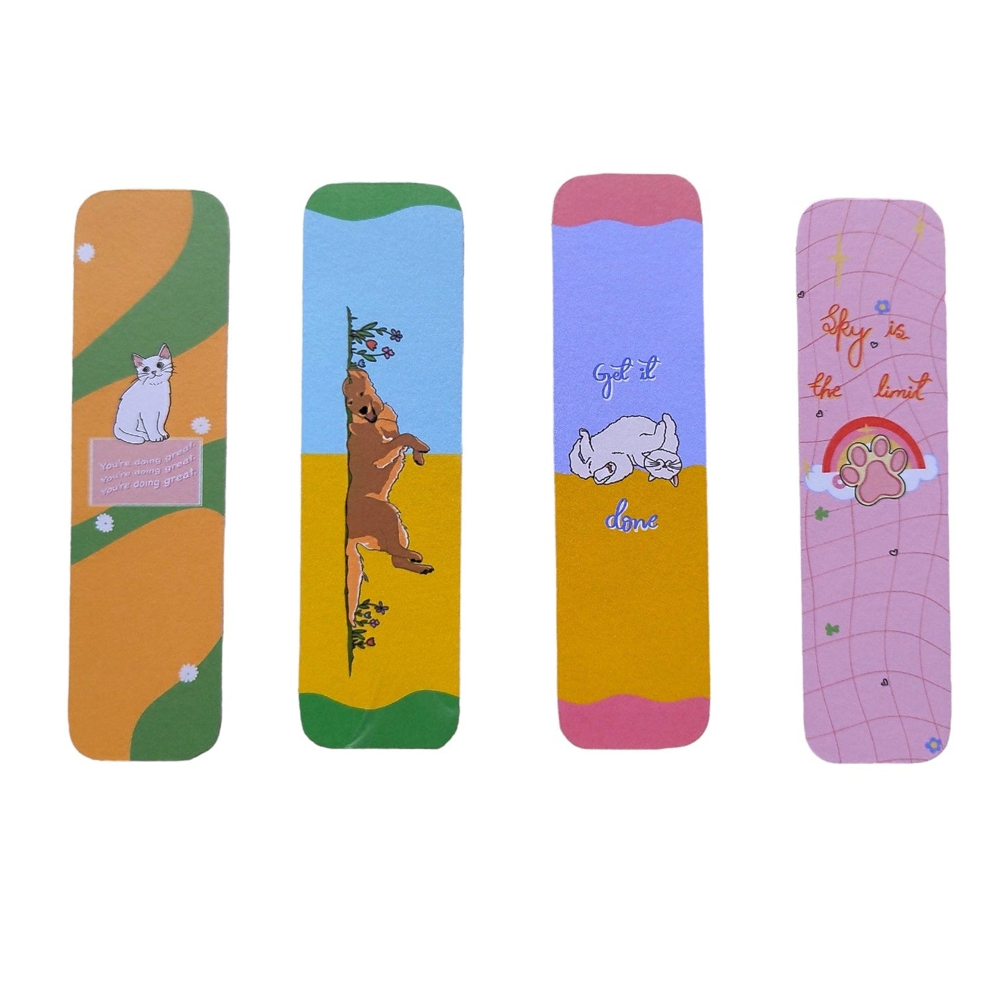Double sided bookmarks (3) | Pack of 4 - Bop Canvases