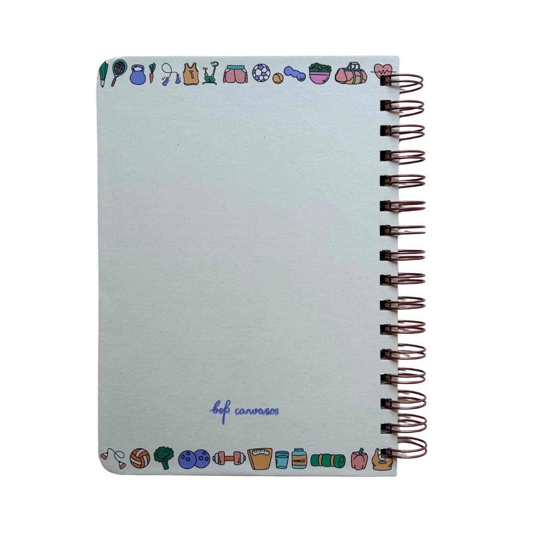 Fitness Journal - Fit Dairy | Beige - Bop Canvases
