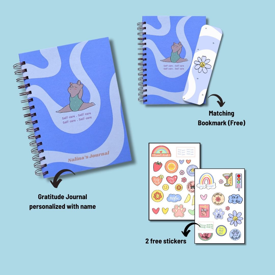 Gratitude Journal - Piggy - Bop Canvases