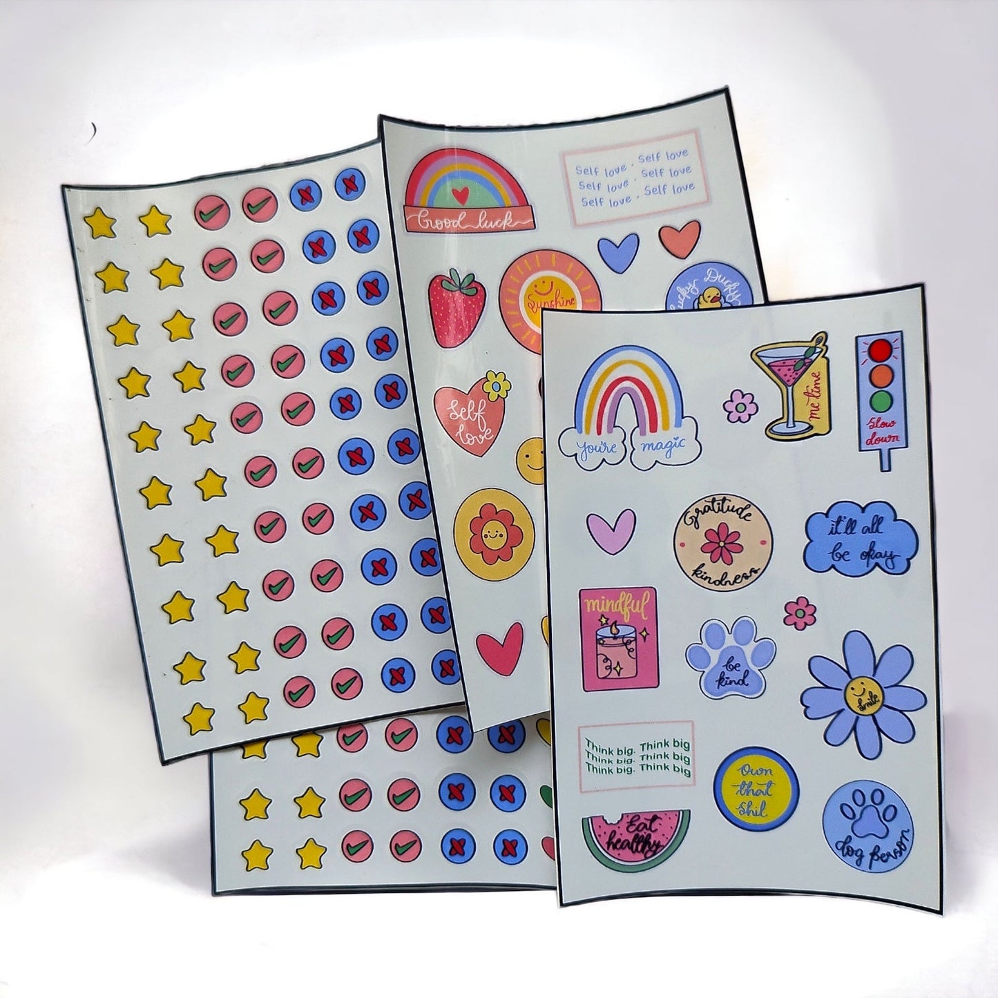 Kiss cut sticker sheet | Pack of 4 - Bop Canvases