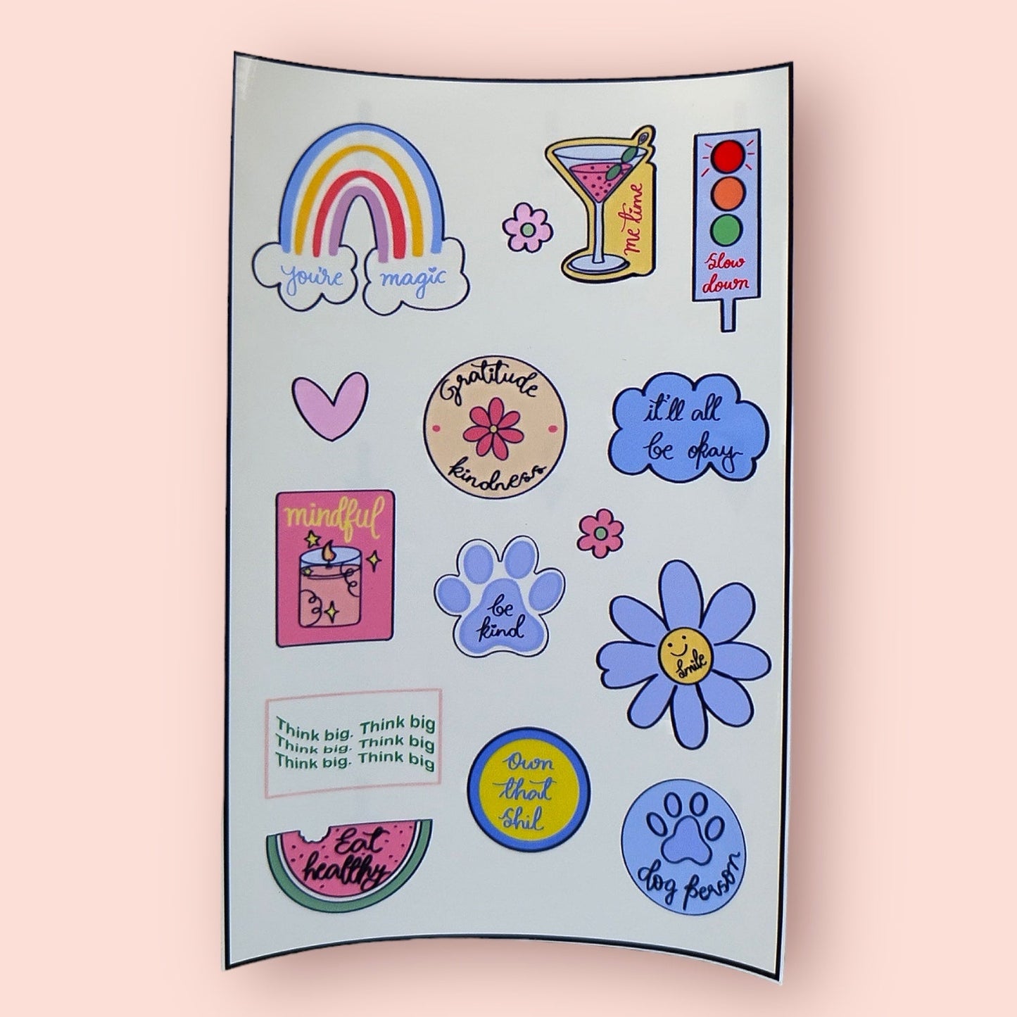 Kiss cut sticker sheet | Pack of 4 - Bop Canvases