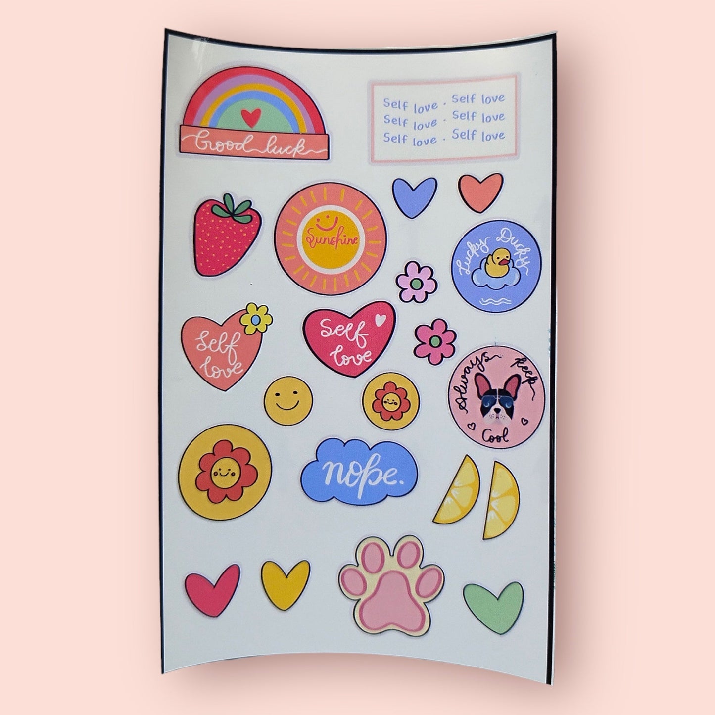 Kiss cut sticker sheet | Pack of 4 - Bop Canvases