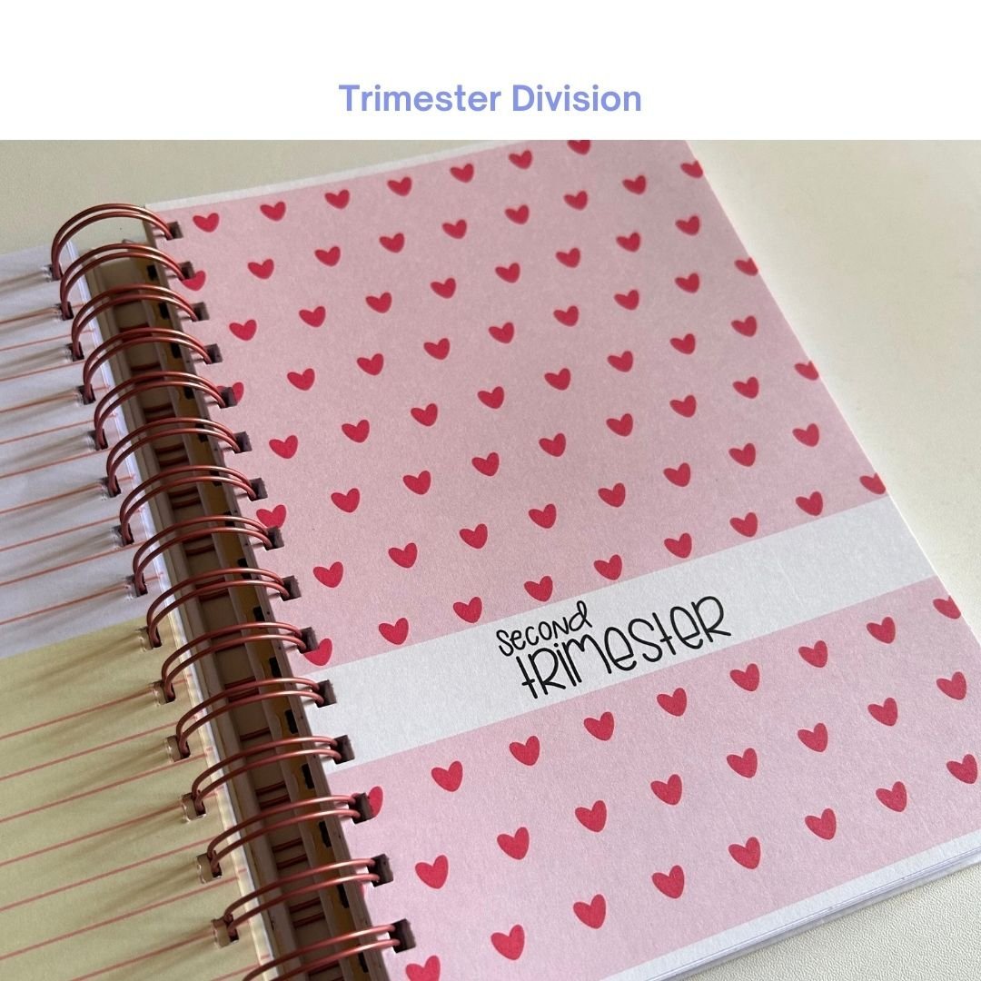 Pregnancy Journal - Violet Floral | 9 Months Journal - Bop Canvases