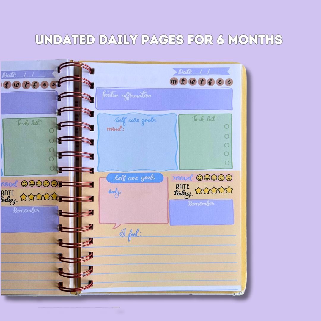 Self-Care Journal - Cherry blossom - Bop Canvases