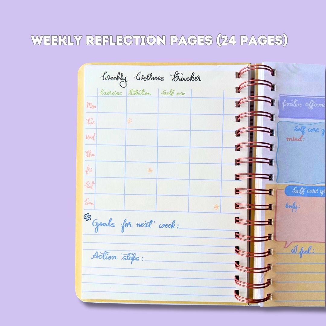 Self-Care Journal - Cherry blossom - Bop Canvases