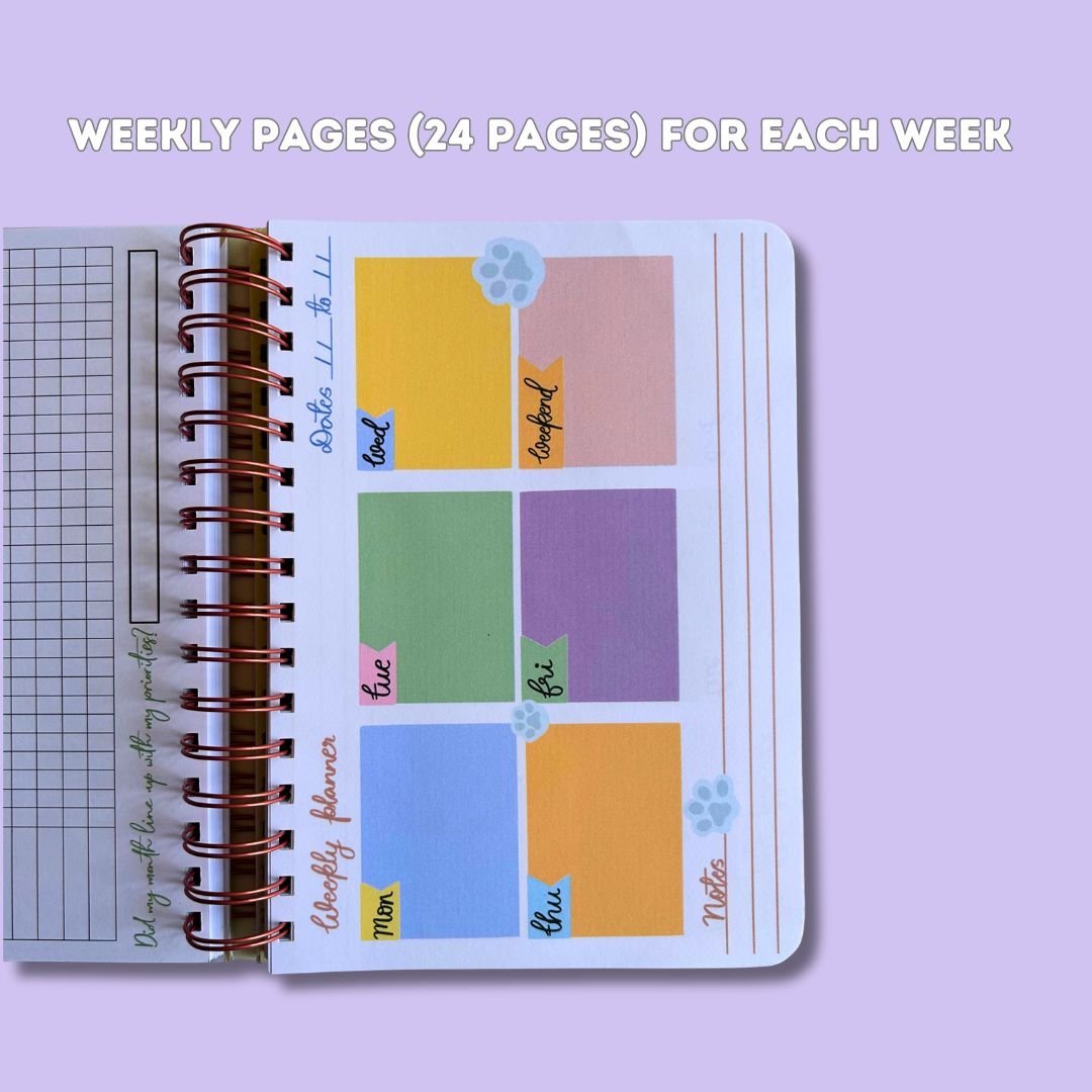 Undated Daily Journal - Floral Bloom - Bop Canvases