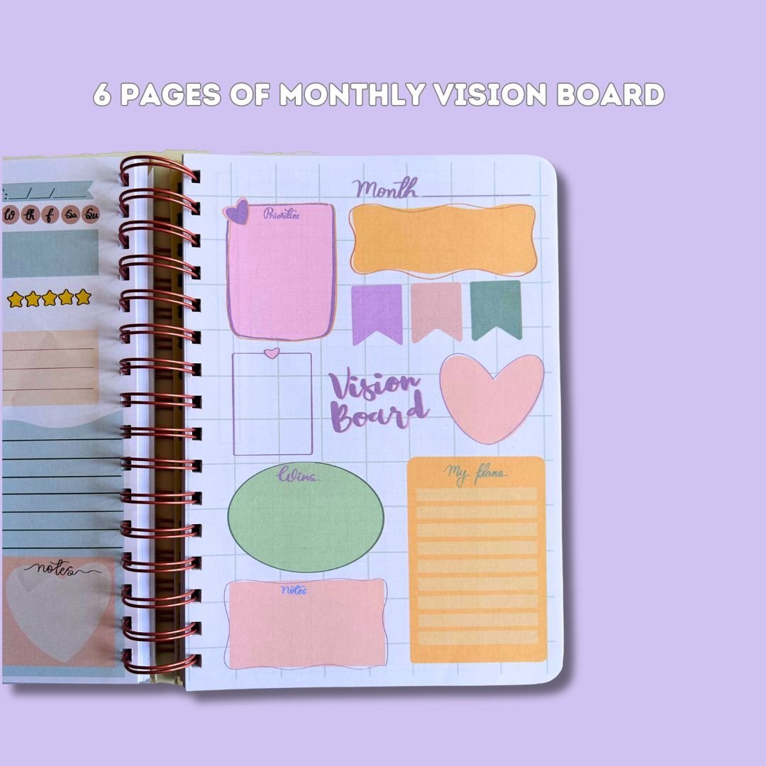 Undated Daily Journal - Lavender haze dachshund - Bop Canvases