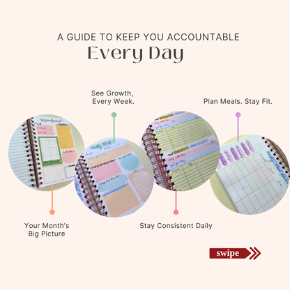 Fitness Journal - Make It Happen | Sky Fusion | 3 months