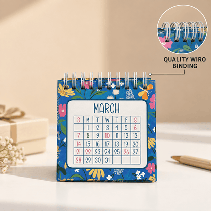 2027 Table Calendar – Minimal, Aesthetic & Desk-Friendly - Bop Canvases