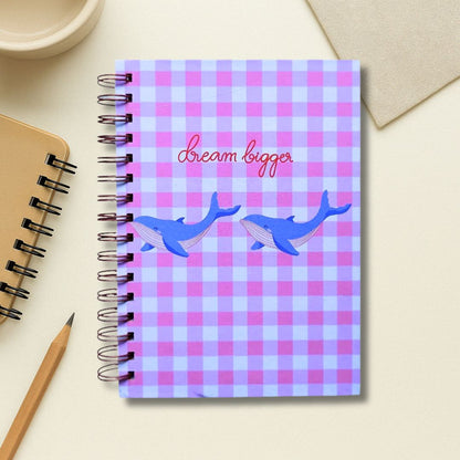 Notebook - A5 size | 100 GSM | 150 pages (Blue Whale)
