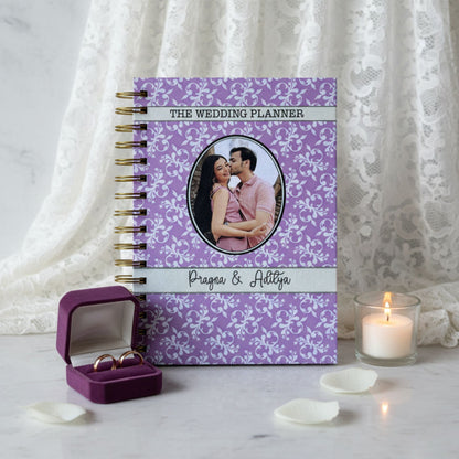 Wedding Planner| Personalized with name & picture  | Lavender Dream
