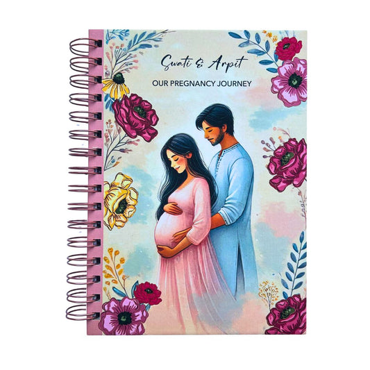 Pregnancy Journal - Blossom | Parents to be | 9 Months Journal