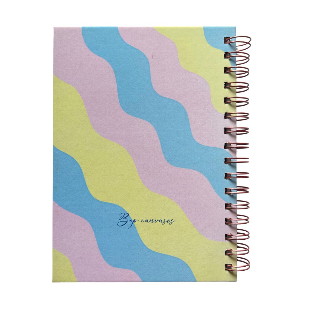 Travel Journal - Personalized with name | Catching flight | Designed for 6 Trips