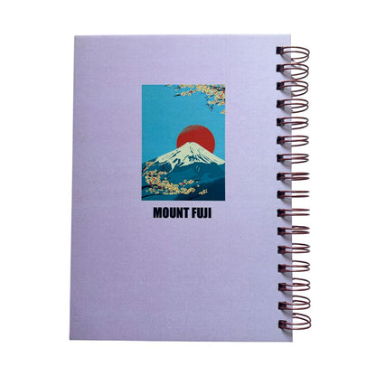 Travel Journal - Personalized with name | Mount Fuji | Designed for 6 Trips