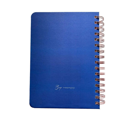 Undated Yearly Planner- Blue delight | Personalized with your name