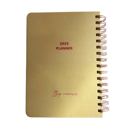 Undated Yearly Planner- The year 2025 | Personalized with your name