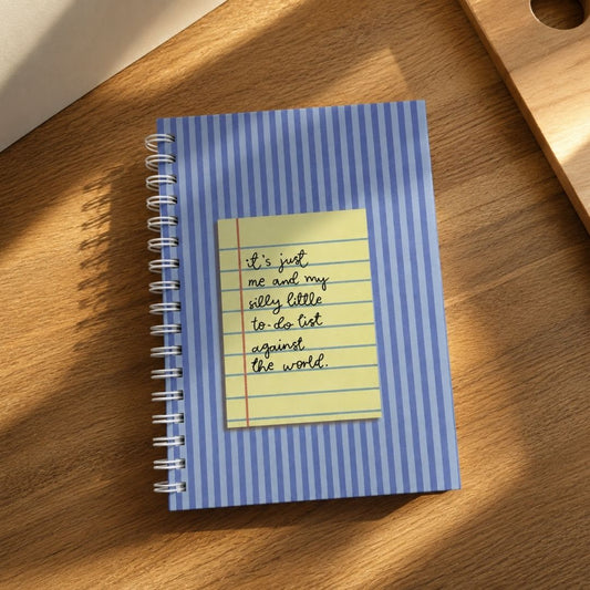 A6 Spiral Notebook – [Little World] | 160 Pages | 80 GSM | Hardcover | Unruled - Bop Canvases