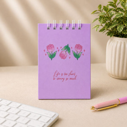 A7 Pocket Notepad – [My Notes] | Hardcover | 160 Pages | 80 GSM Paper - Bop Canvases