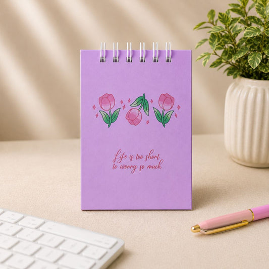 A7 Pocket Notepad – [My Notes] | Hardcover | 160 Pages | 80 GSM Paper - Bop Canvases