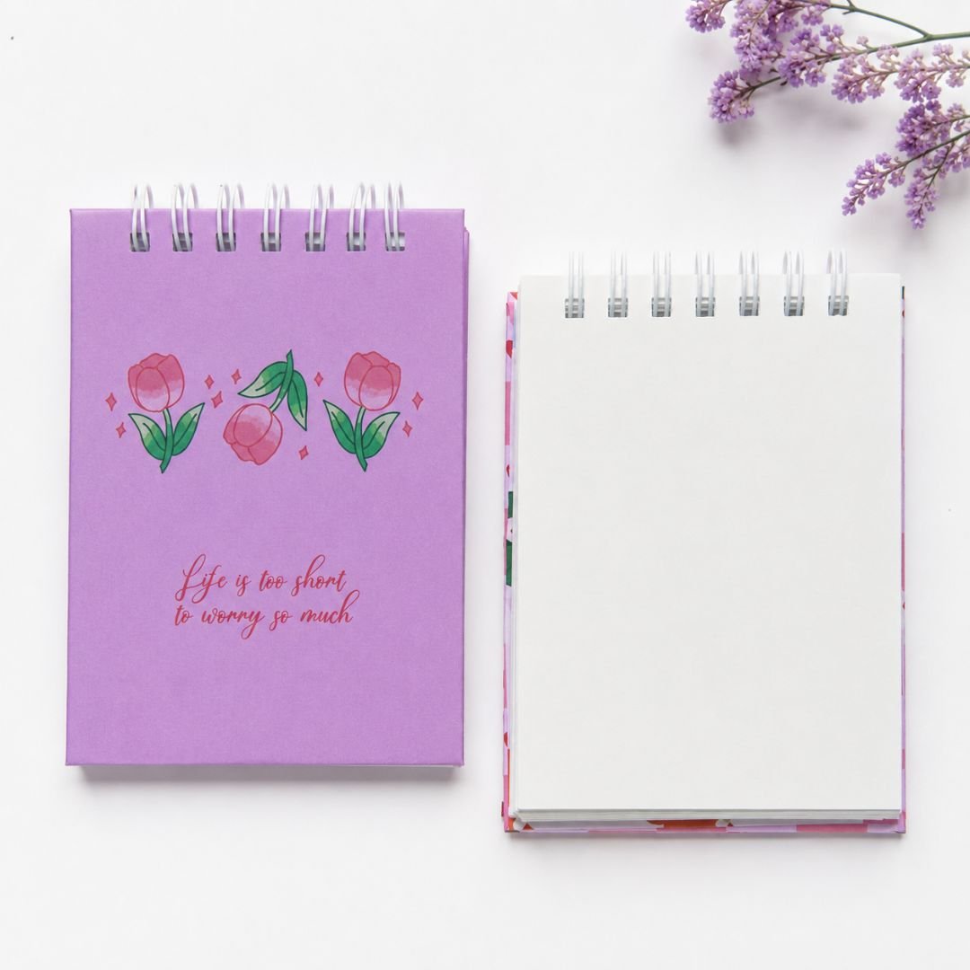 A7 Pocket Notepad – [My Notes] | Hardcover | 160 Pages | 80 GSM Paper - Bop Canvases